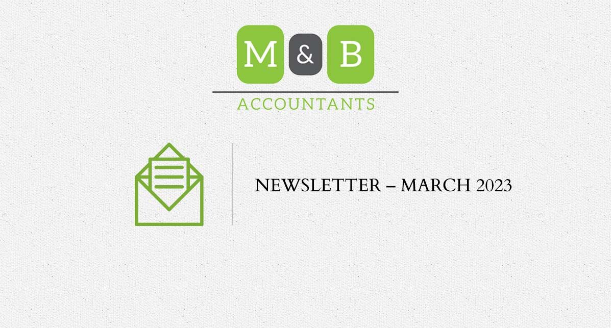 M + B Accountants - March 2023 Newsletter
